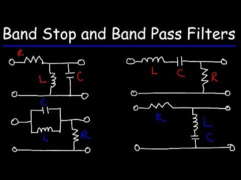 RLC Band Stop Filters and Band Pass Filters