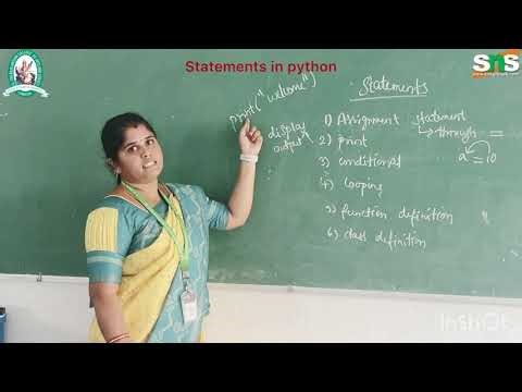Statements in Python| Problem solving using Python| SNS Institutions