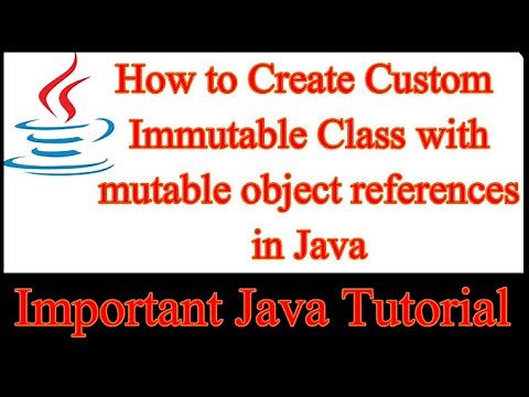 How to create Immutable Class in Java | User Defined Custom Immutable Class in Java