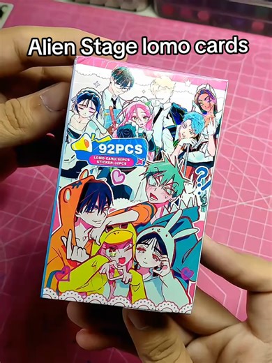 alien stage 60pcs lomo cards 32pcs mini stickers ✮⋆˙ #alienstage #lomocards #stickers #fyp #alienstagelomocards