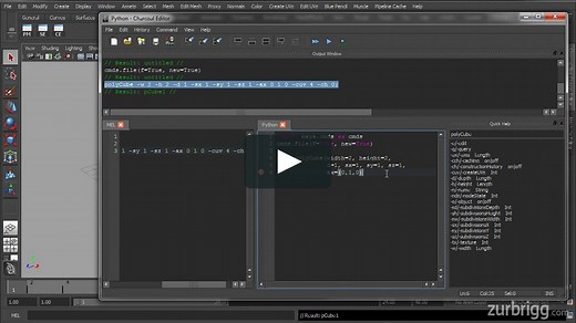 2.4 - Converting MEL Commands to Python