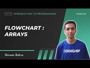 6. Flowchart: Arrays | Introduction to Programming | Shivam Bohra