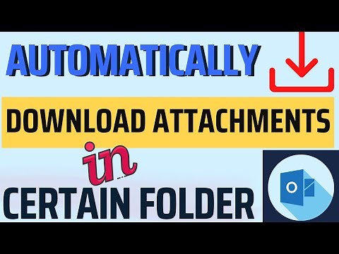 How to Automatically Download/Save Attachments in Outlook to a Certain Folder Using [VBA + Rules]?
