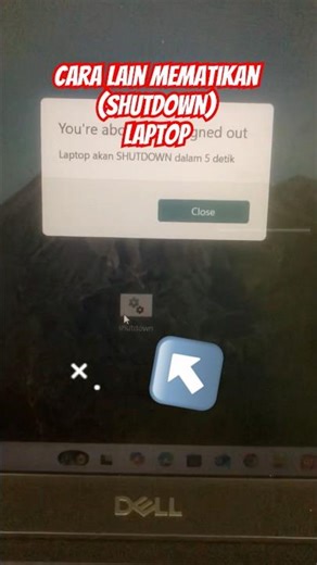 Banyak yang belum tau, Cara mematikan (shutdown) laptop dengan notepad code shutdown
