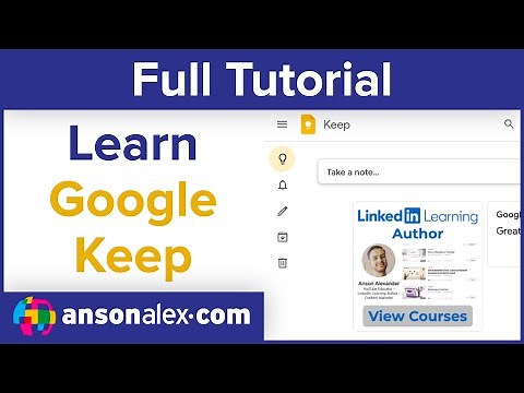 How to Use Google Keep | Tutorial