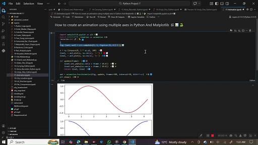 How to Create Animation in Python _ Matplotlib Tutorial