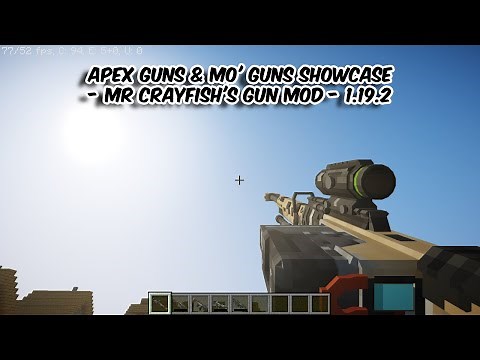 Apex Guns & Mo' Guns Content Pack Showcase - Mr Crayfish's Gun Mod - 1.19.2