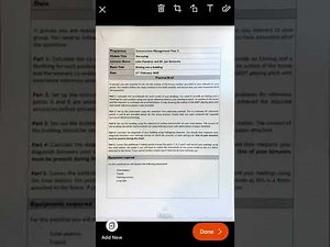Scan document using Microsoft Office Lens App