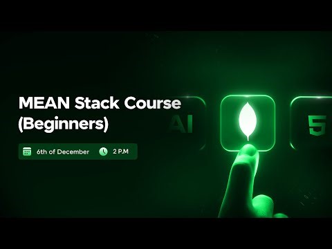 MEAN Stack Tutorial for Beginners | Full Course Live