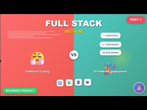 Part 1 - Introduction video of how to create full stack application using AI.