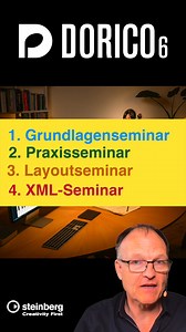 Neu in der Musiknotationssoftware Dorico? Besuchen Sie ein unverbindliches, kostenfreies Online-Seminar mit Markus Hartmann und lernen Sie alles von der Noteneingabe bis zum fertigen Layout. #Dorico #Notation #Scoring #Composing #Dorico #NotationSoftware | Steinberg