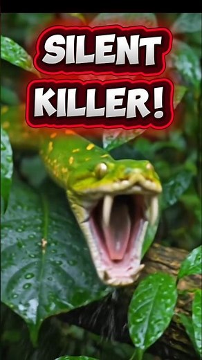 “The Most Beautiful Silent Hunter”#SnakeLovers #Wildlife #NaturePredator