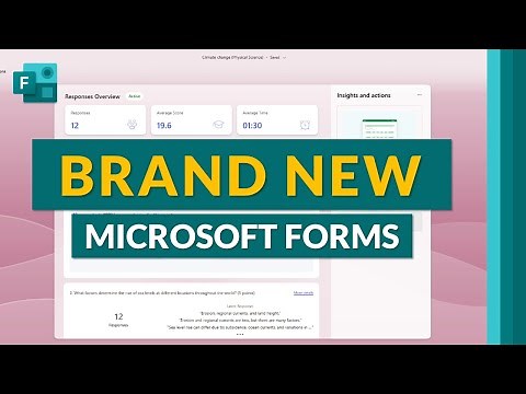 How to use the ALL NEW Microsoft Forms | Tips and tricks