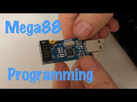 Easy programming for the Atmel Mega88P / Mega88PA AVR with the USBASP ISP Adapter & AVRDude Software