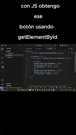 👉 Este Dark Mode en JavaScript es adictivo 😱🌙