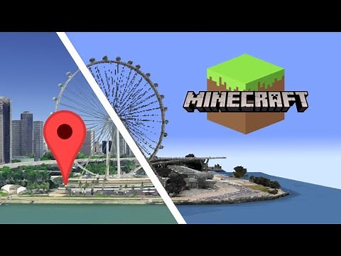 Convert Google Maps to Minecraft