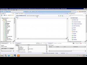 SAP HANA - Create Table using SQL Editor