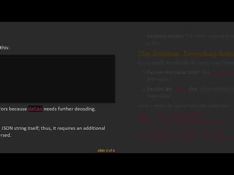 Understanding PHP JSON Parsing with Slashes and Quotes