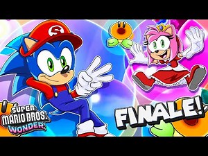 🍄 BEAT BOWSER!! - Sonic & Amy Play "Super Mario Bros. Wonder" (FINALE)