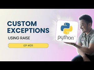 11. Raise custom Exception in Python | Exception Handling | Hands-on | Beginners