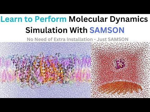 How to Perform Molecular Dynamics Simulations with SAMSON?
