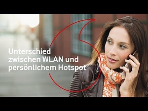 Unterschied zwischen WLAN und persönlichem Hotspot