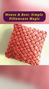 5.7K views · 86 reactions | Weave & Rest- Simple Pillowcase Magic #pillowcase #pillowmaking #knittinglove | All Girls' Things | Facebook