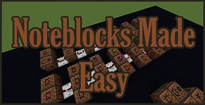 Noteblocks Made Easy! Minecraft Data Pack