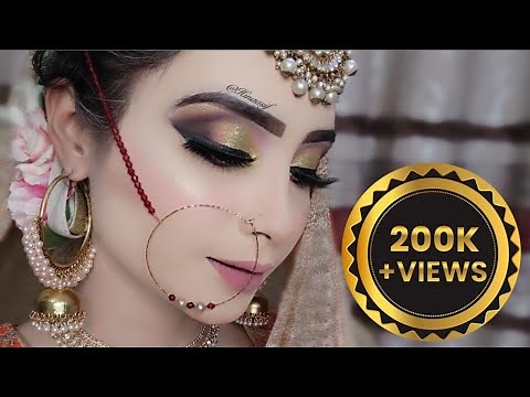 Traditional Bridal Makeup Tutorial //Pakistani Bridal Makeup Step By Step //Nikkah MakeupTutorial