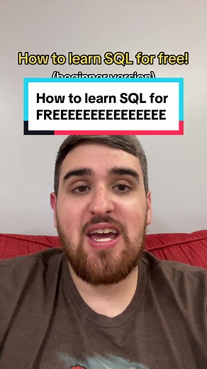 This video describes how to learm SQL for free including 4 free SQL courses, 2 free websites for SQL practice problems, and 2 of my favorite SQL games. Let me know if you have any questions. #datafromhome #dataanalysis #dataanalytics #dataanalyst #techjobs #tech #datajobs #breakintotech #data #sql #sqlcourse #learnsql #learnsqlontiktok #learnsqlonline