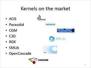 Introduction to OpenCascade and CAD modelling kernels