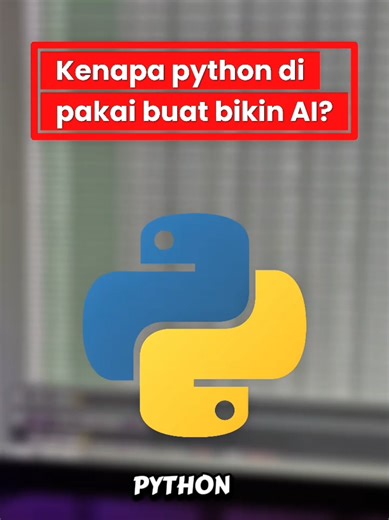 kenapa python di pake buat pengembangan kecerdasan buatan? KARENA SYNTAXNYA, simpelnya python itu mudah di baca dan cepat dalam pengembangan bahkan python menyediakan library siap pakai kayak numpy atau pytorch, walaupun sebenarnya library numpy, pytorch, tensorflow berjalan di atas c   jadi di saat lu import pytorch yang menjalankan komputasi berat tetap c  , python menyederhanakan komputasi tersebut via library, ibarat python itu yang mengontrol alur komputasi dan c   yang bekerja di bawahnya.