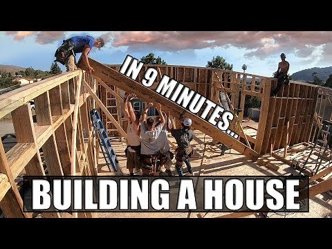 Building A House In 9 Minutes!