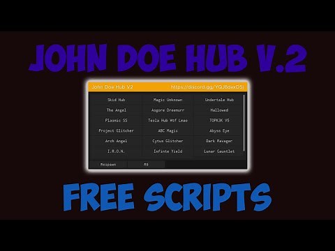Roblox Serverside Script Showcase John Doe Hub V2