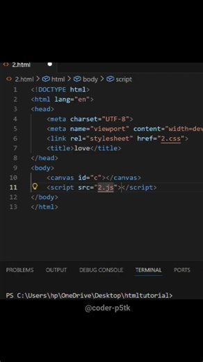 How to link css and js file in html!? #shortvideo #programming