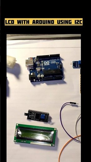 Connecting an LCD Display to Arduino using I2C Adapter | I2C LCD DISPLAY