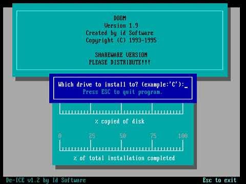 Using FreeDOS - installing programs