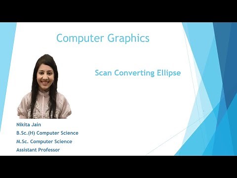 L - 1.9 : Scan Conversion of an Ellipse in Computer Graphics | Midpoint Ellipse Algorithm Explained
