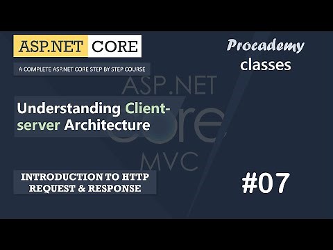 #07 Understanding client server architecture | HTTP Request & Response | ASP.NET Core MVC Course