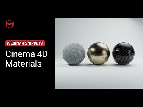 Understanding Cinema 4D Materials
