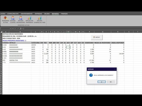 Proyecto VBA SQLite Inventario Reportes
