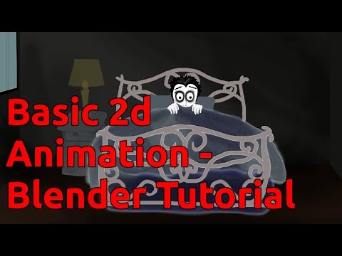Basic 2d Animation - Blender Beginner Tutorial