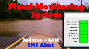 Flood Monitoring System with SMS Alert using Arduino and GSM