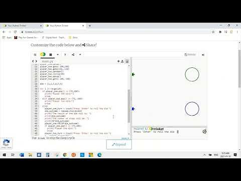 Python 3 Trinket: Put Interactive Python Anywhere on the Web (Turtle Race)
