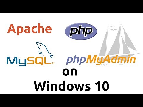 Install Apache, PHP, MySql, PhpMyadmin on Windows 10
