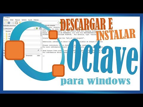 ☑ DESCARGAR E INSTALAR OCTAVE para Windows