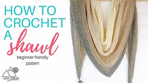 22K views · 117 reactions | Follow the video tutorial to learn how to crochet a simple double crochet shawl. The "My First Triangle Shawl" is designed for beginners and to teach you how to shape a triangle shawl. | Winding Road Crochet | Facebook