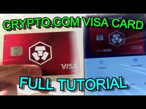How To Use The Crypto.com VISA CARD (Full Tutorial) | Earn $CRO Cashback!