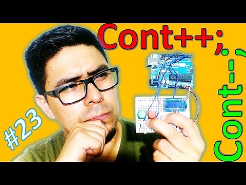 Increment and Decrement Counter with Arduino + 128x32 OLED Display [The Correct Technique] Course!