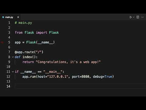Creating a Simple Python Web Application With Flask and Testing Locally